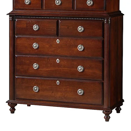 Bachelors Chest in Colonial Furniture Style
